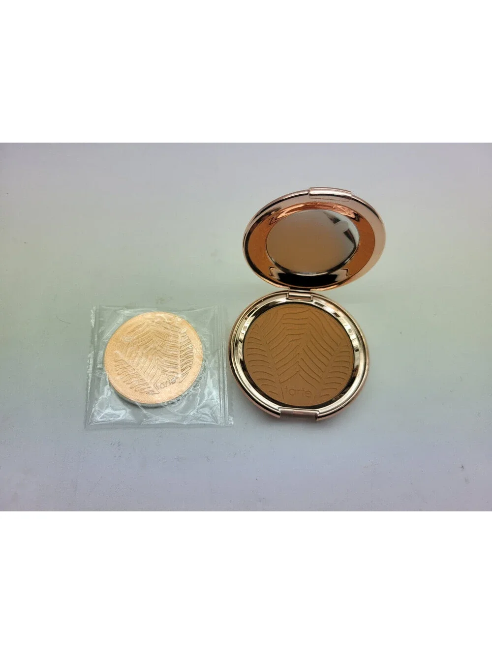 Tarte 51N DEEP NEUTRAL Amazonian Clay Blurring Powder Foundation w/puff   *NWOB*